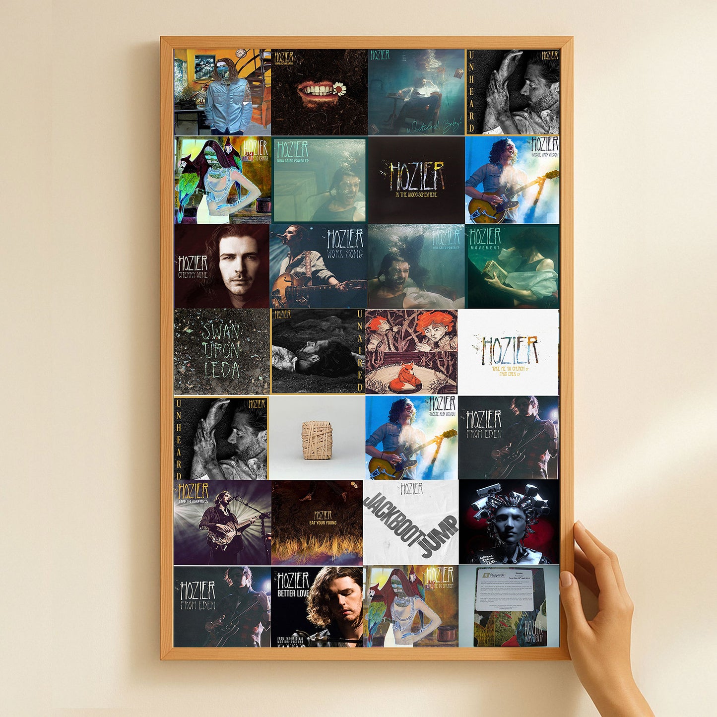 Hozier Poster – Moments of Fire, Faith, and Quiet Intensity