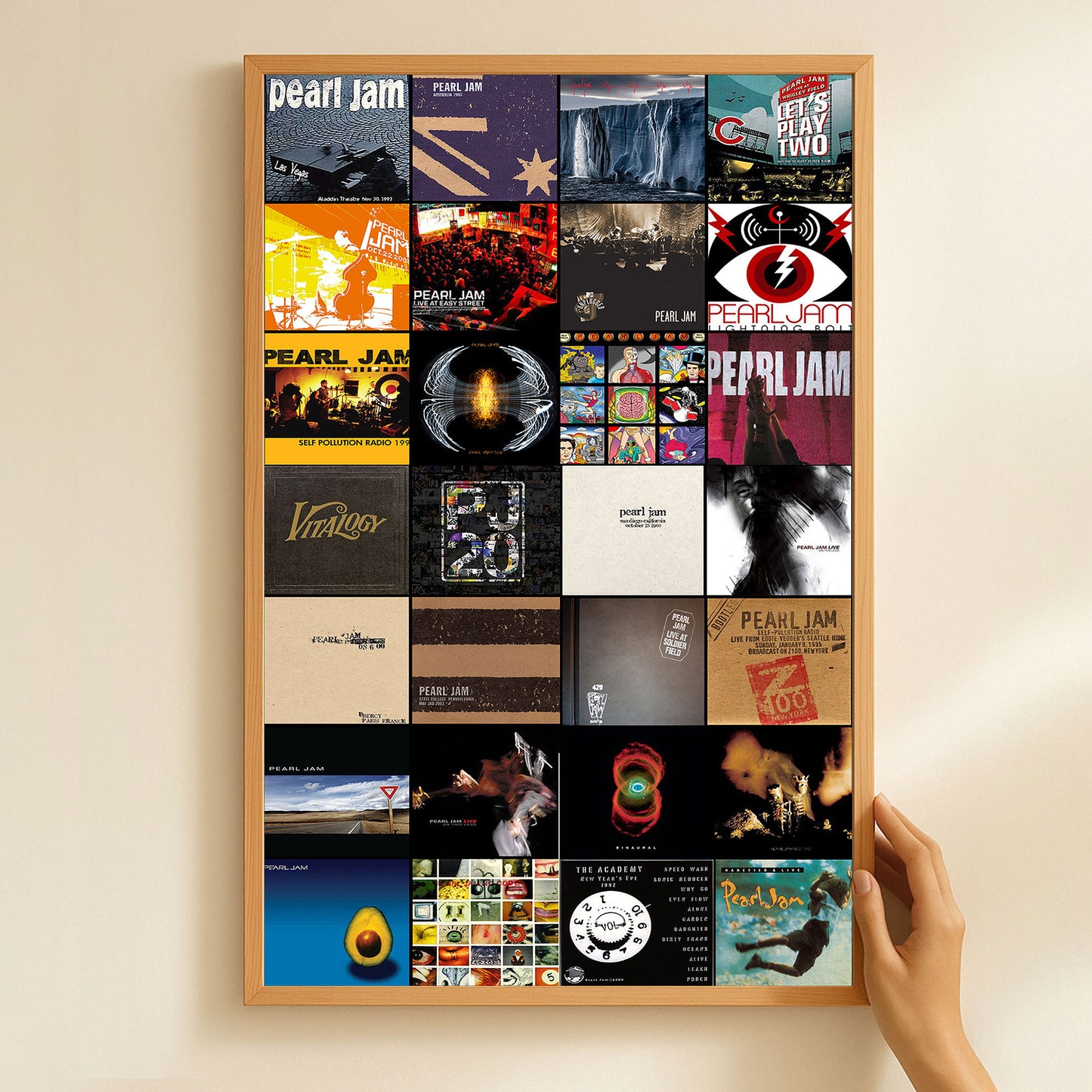 Pearl Jam Poster – Moments of Truth, Noise, and Human Connection