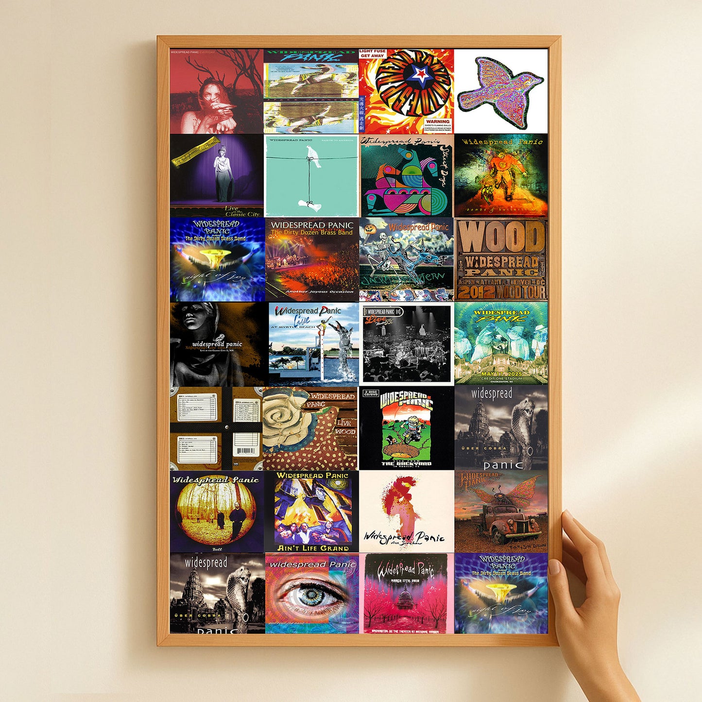 Widespread Panic Poster – A Journey of Improvisation, Freedom, and Live Moments