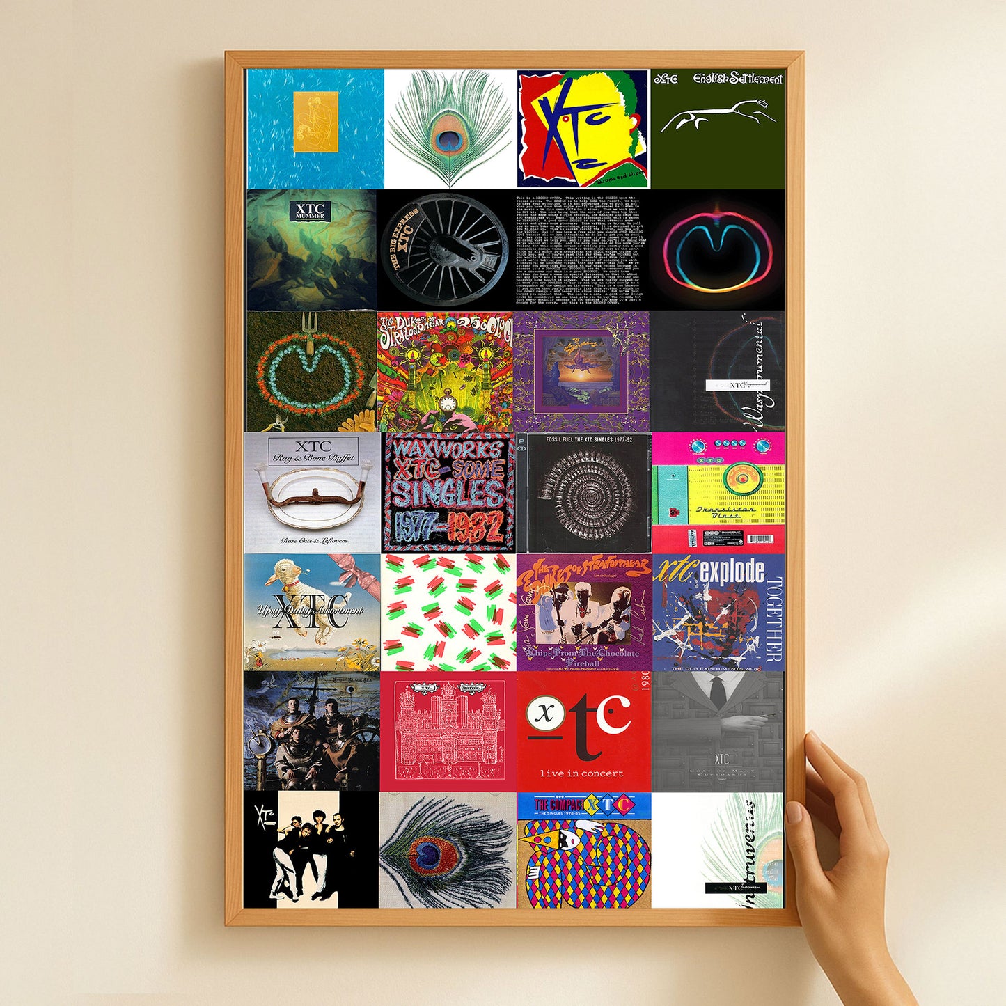 XTC Poster – A Visual Archive of Wit, Color, and Imagination