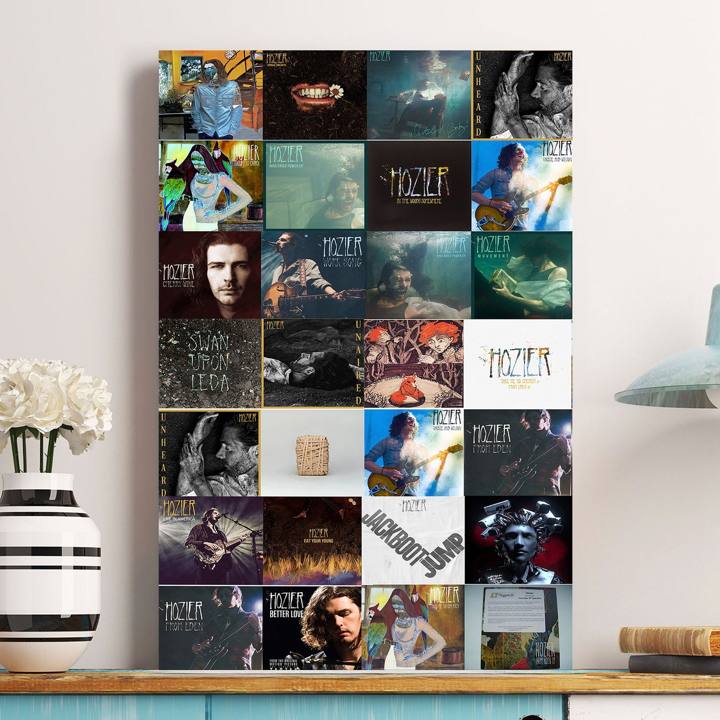 Hozier Poster – Moments of Fire, Faith, and Quiet Intensity