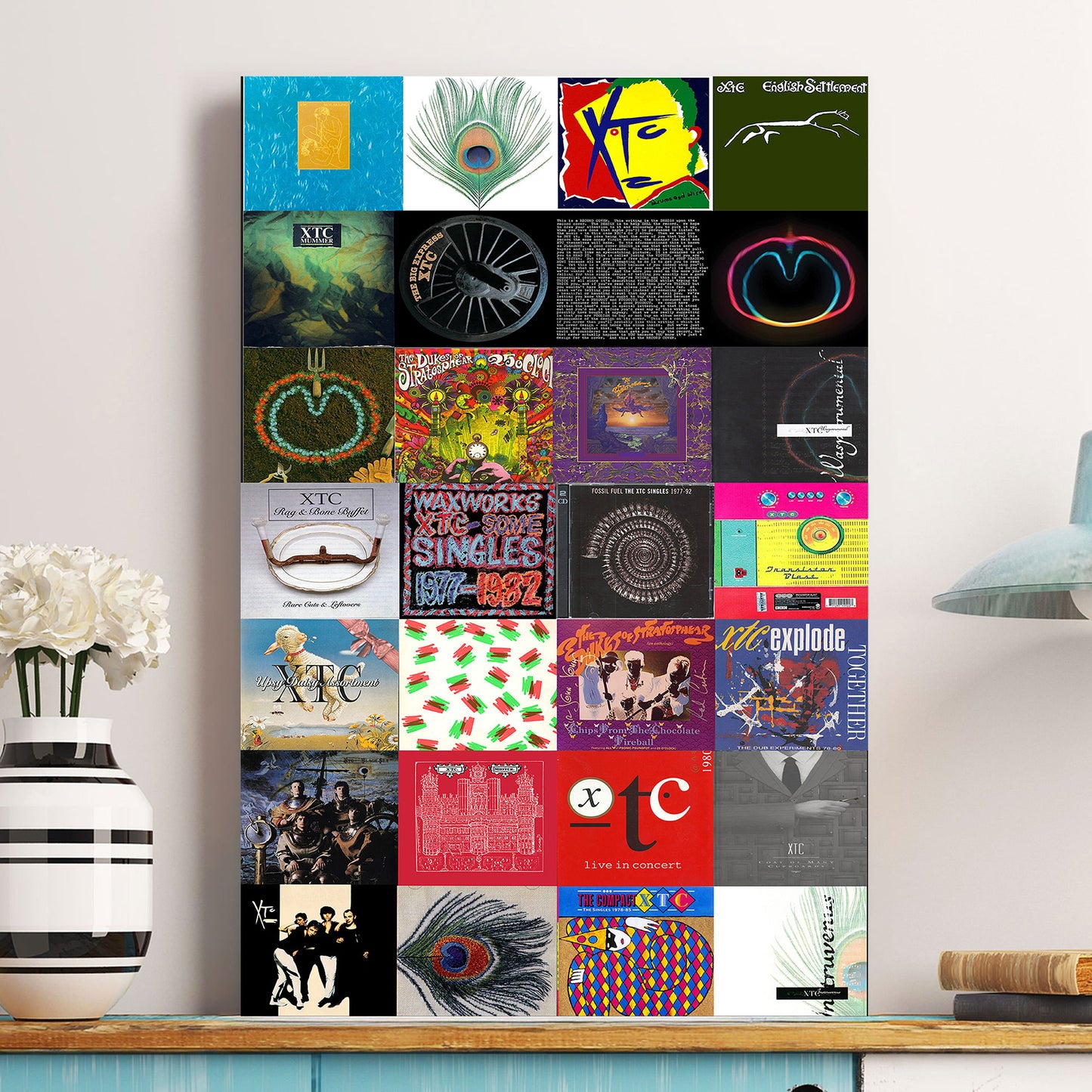 XTC Poster – A Visual Archive of Wit, Color, and Imagination