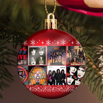 KISS Ball Ornament – A Rock ’n’ Roll Holiday Tribute to the Hottest Band in the World