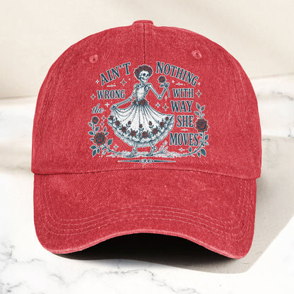 Grateful Dead Sugar Magnolia Way She Moves Vintage Denim Cap – Retro Vintage Dad Cap Gift For Dad (With Box)