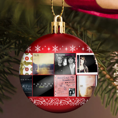 Indigo Girls Ornament – Folk Harmony in Holiday Glow