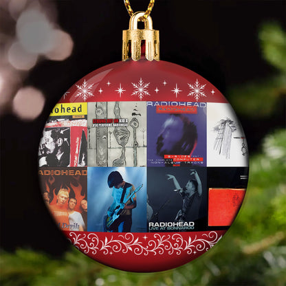 Radiohead Ball Ornament – A Tribute to Innovation, Emotion, and Alternative Spirit