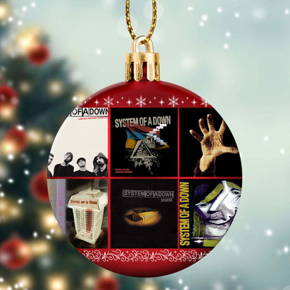 System Of A Down Ball Ornament – A Heavy Metal Masterpiece for Your Tree