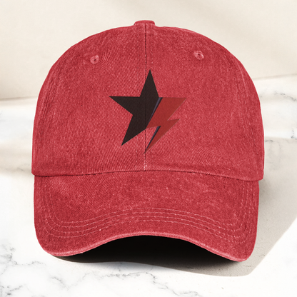 David Bowie Blackstar Ziggy Stardust Denim Cap – Retro Music Cap Gift For Dad (With Box)