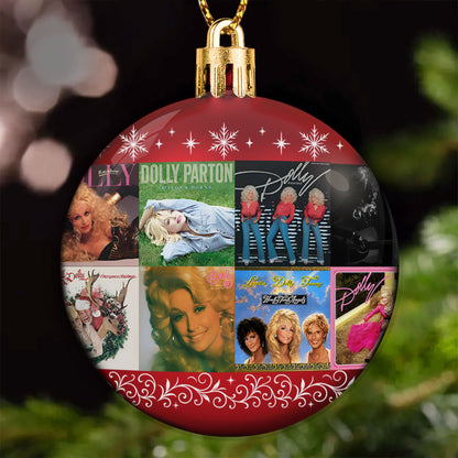 Dolly Parton Ball Ornament – A Sparkling Tribute to Country Grace and Christmas Joy