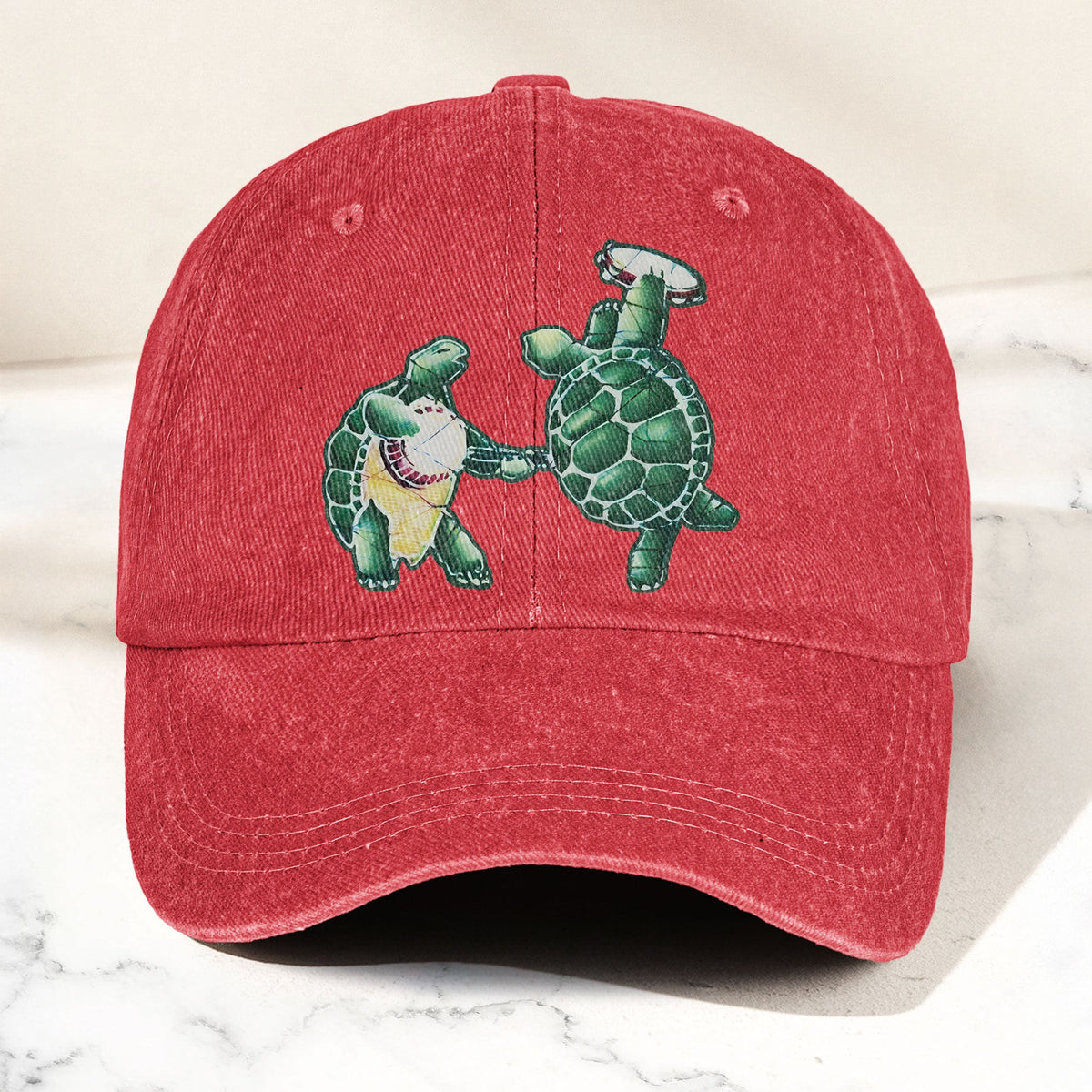 Grateful Dead Dancing Terrapins Denim Cap – Grateful Dead Tribute Merch Dad Hat (With Box)