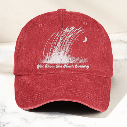 Bob Dylan Girl From The North Country Folk Lyrics Music Merch Denim Cap – Retro Vintage Dad Cap Gift For Dad (With Box)