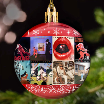 Sammy Hagar Ball Ornament – Rocking the Holidays with the Red Rocker Spirit