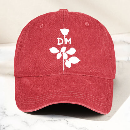 Depeche Mode Rose Denim Cap – Retro  Depeche Mode Tribute Merch Dad Hat (With Box)