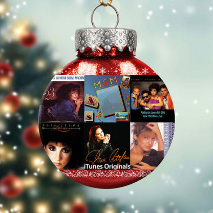 Gloria Estefan & Miami Sound Machine Album Collage Ornament – Latin Pop Christmas Decoration