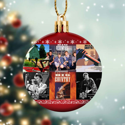 Big Country Album Collage Ornament – Classic Rock Christmas Decoration
