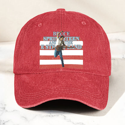 Bruce Springsteen Denim Cap – Retro Vintage Dad Cap Gift For Dad (With Box)