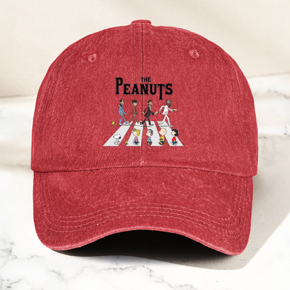 The Peanuts Abbey Road Cap – Cartoon Crosswalk Parody Vintage Dad Hat (With Box)