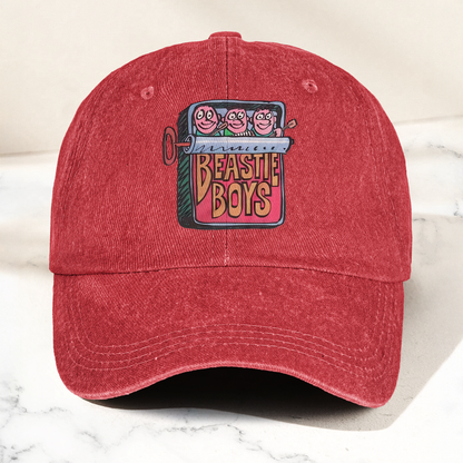 Beastie Boys Hello Nasty Graphic Denim Cap – Retro Rock Music Fan Cap Gift For Dad (With Box)
