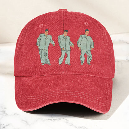 Vintage Comic Talking Heads Denim Cap – Talking Heads Tribute Merch Dad Hat (With Box)