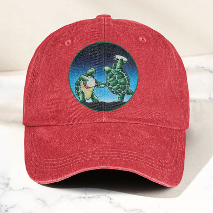 Grateful Dead Terrapin Station Denim Cap – Grateful Dead Tribute Merch Dad Hat (With Box)