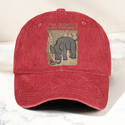 The Microphones The Glow Denim Cap – Retro Indie Rock Music Fan Cap Gift For Dad (With Box)