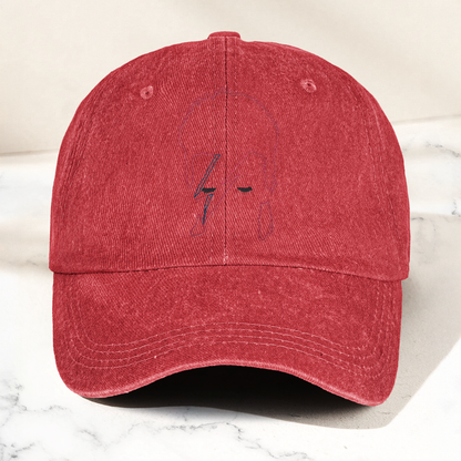David Bowie Ziggy Stardust Rebel Rebel Line Graphic Denim Cap – Retro Music Fan Cap Gift For Dad (With Box)