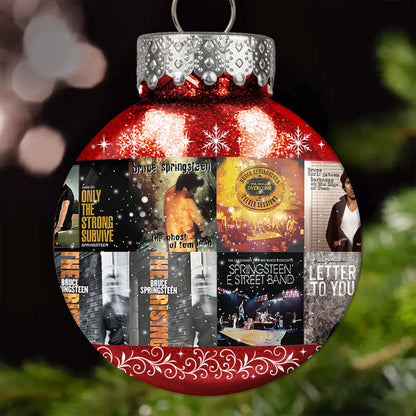 Bruce Springsteen Ball Ornament – A Tribute to The Boss and the Spirit of Rock