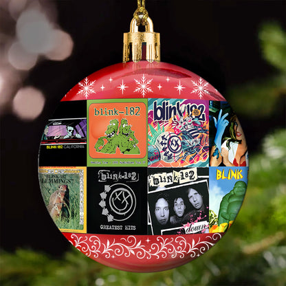 Blink-182 Ball Ornament – A Pop-Punk Holiday for the Young at Heart