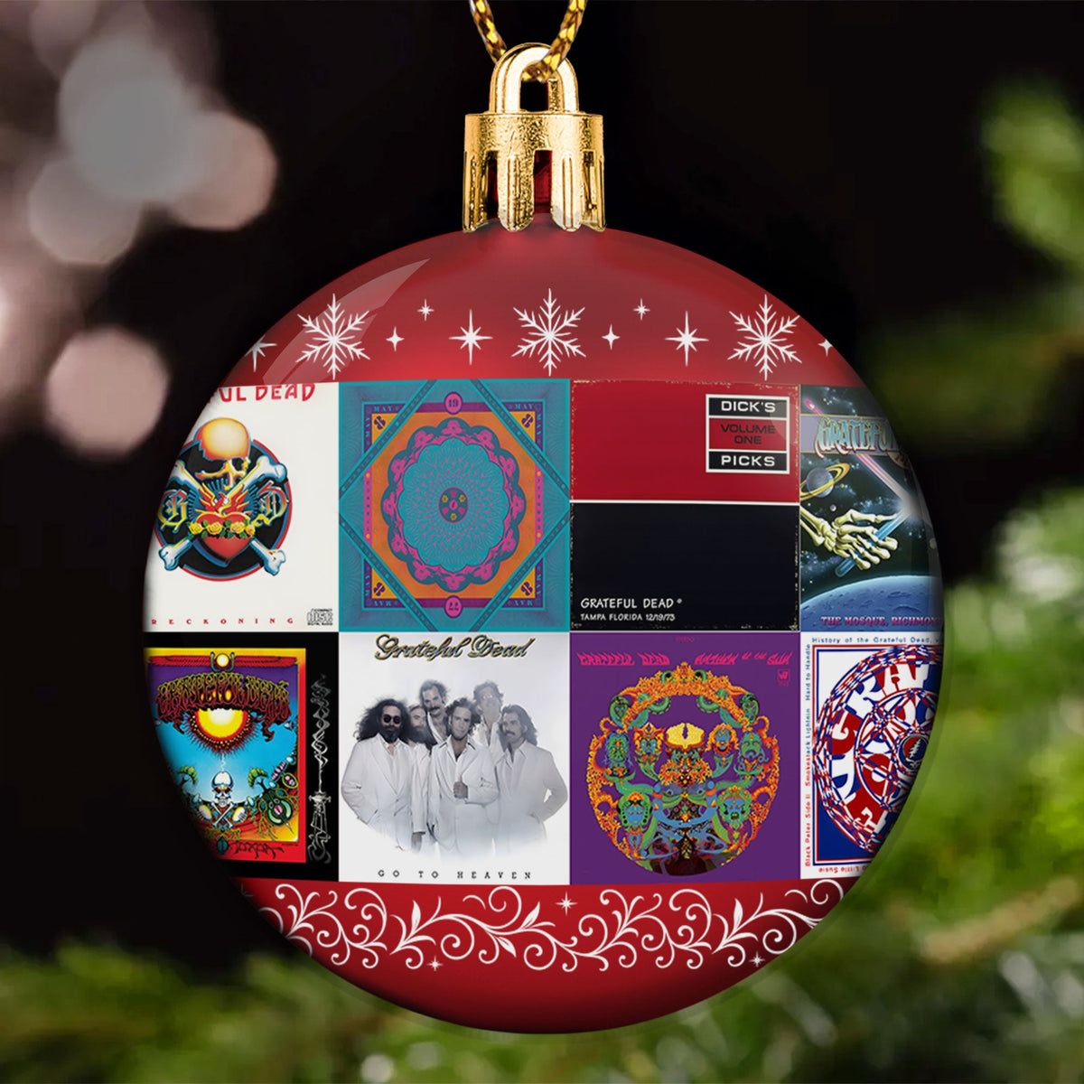 Grateful Dead Ball Ornament – The Spirit of Psychedelic Rock