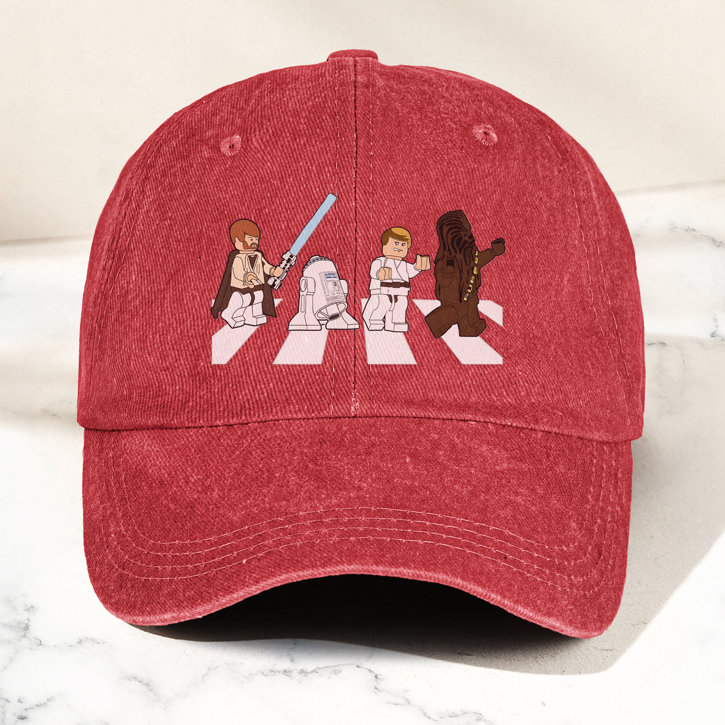 Star Wars Abbey Road Dad Cap – Obi-Wan, Luke, R2-D2 & Chewbacca Walk Design ( With Box )