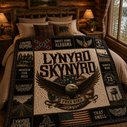 Lynyrd Skynyrd Quilt Blanket – A Journey in Every Stitch