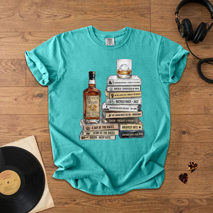 Queen Band Cassette Album Collection T-Shirt – Vintage Rock Music Queen Band Merch Tee