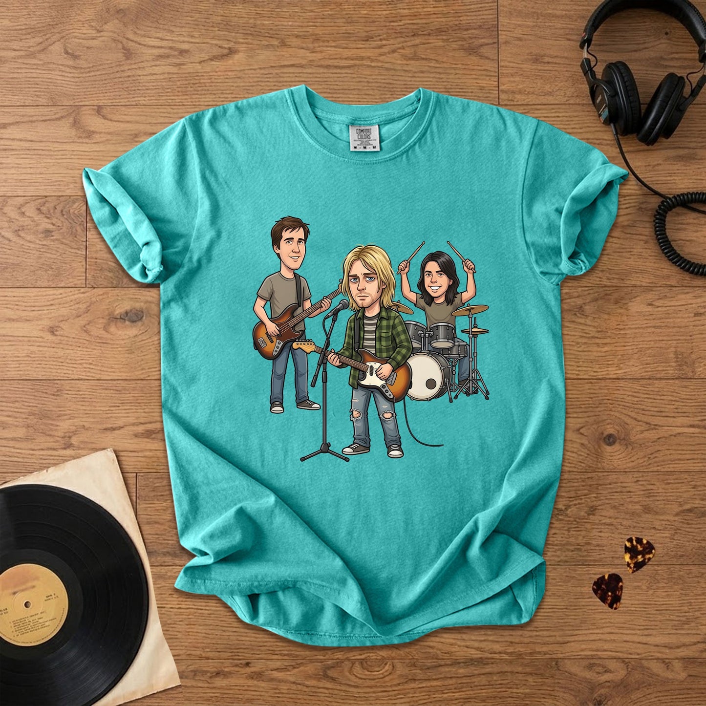 Nirvana Vintage Grunge Band Graphic T-Shirt – Retro Music Fan Comfort Tee