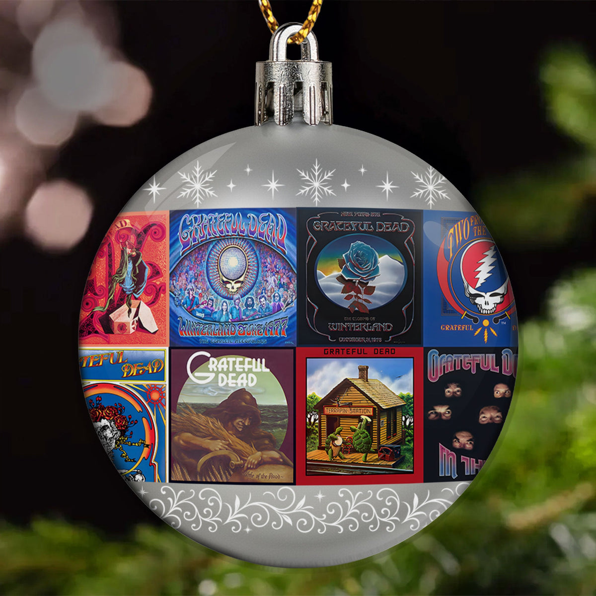 Grateful Dead Ball Ornament – The Spirit of Psychedelic Rock