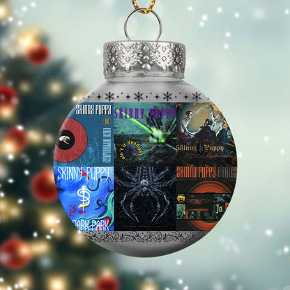 Skinny Puppy Album Collage Ornament – Industrial Rock Christmas Decoration