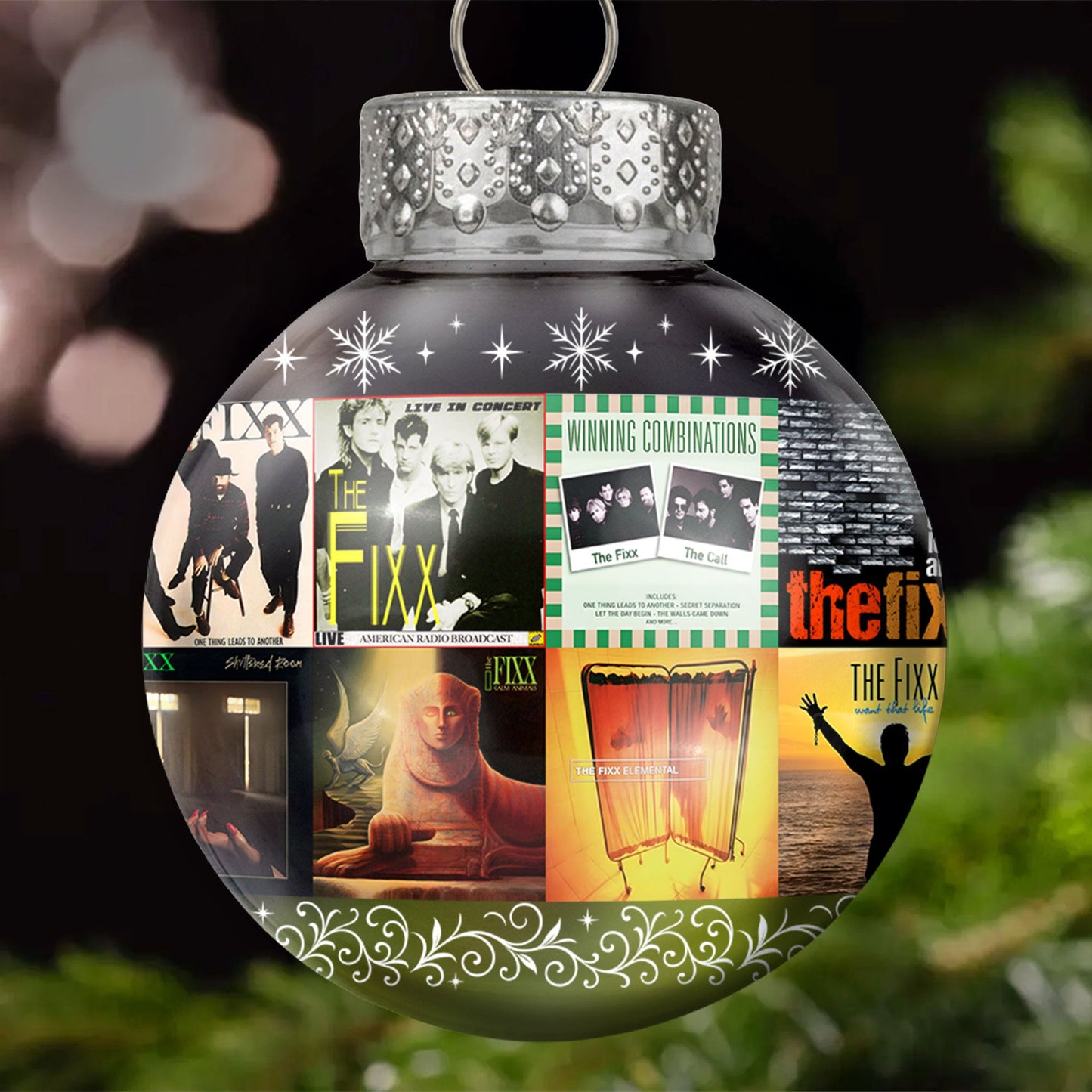 The Fixx Ball Ornament – A Retro Christmas Gift for True Music Fans