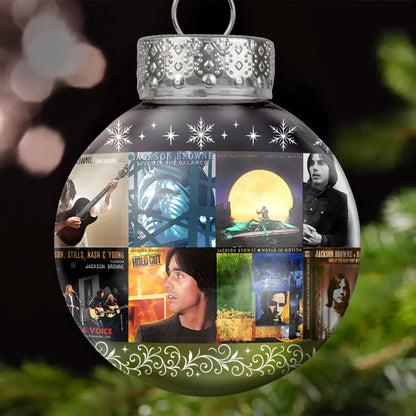 Bee Gees Ball Ornament – Glitter Blue Tribute to Disco Legends