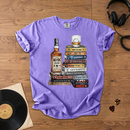 ACDC Cassette Album Collection T-Shirt – Retro Rock Music ACDC Merch Tee
