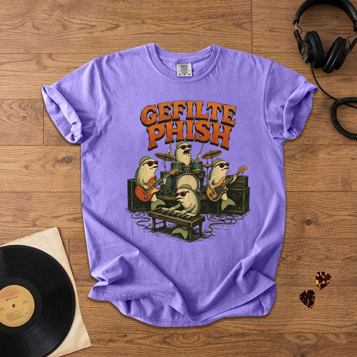 Gefilte Phish T-Shirt – Retro Rock Music Phish Band Merch Tee