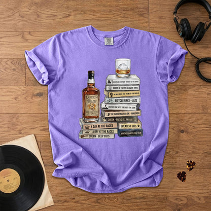 Queen Band Cassette Album Collection T-Shirt – Vintage Rock Music Queen Band Merch Tee