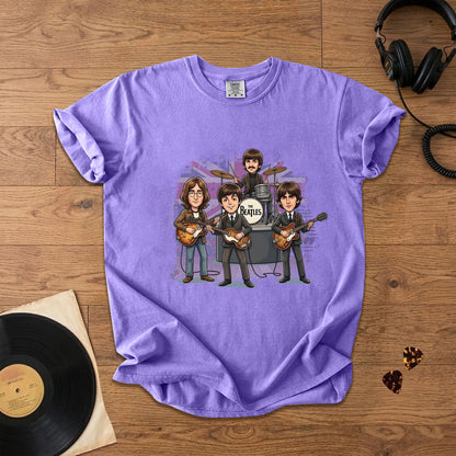 Vintage Beatles Band Comfort Tee – Classic Rock Graphic T-Shirt