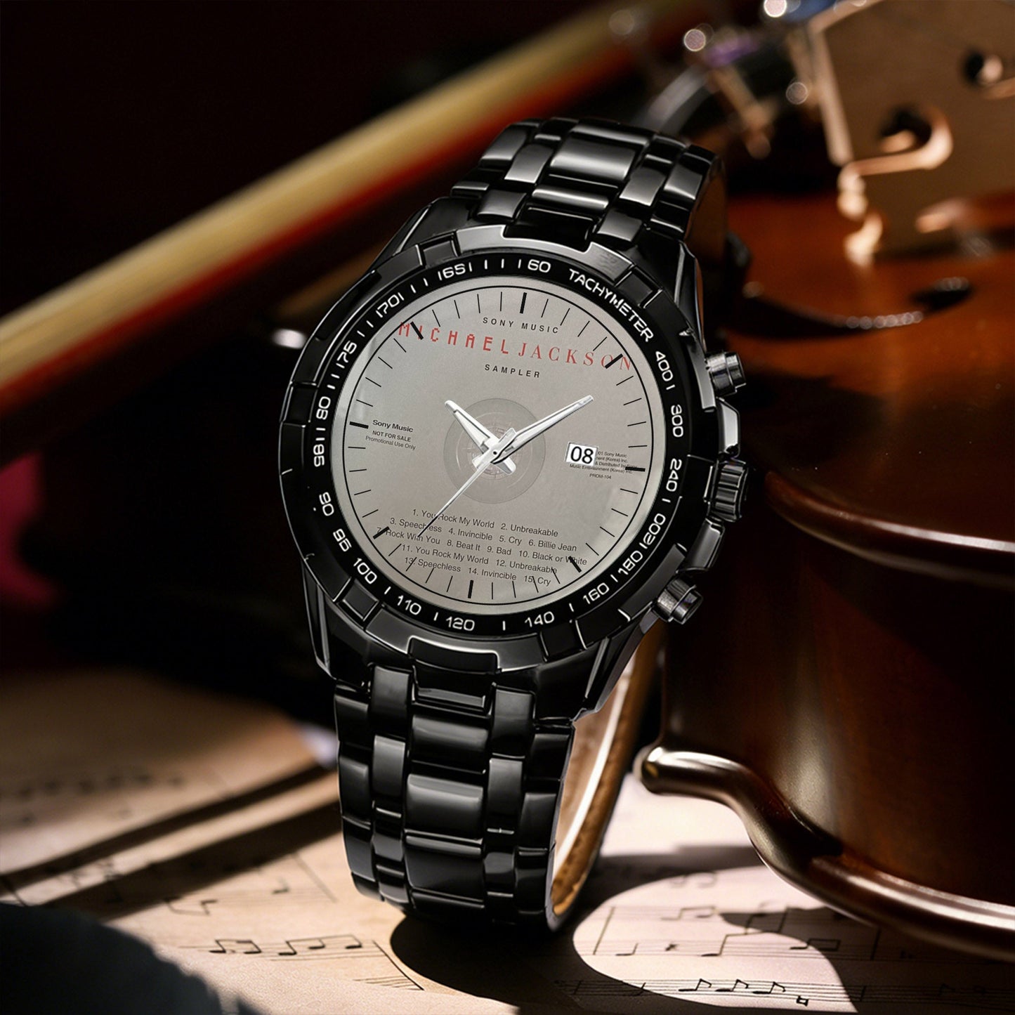 Michael Jackson Albums Collection Watch - Multiple Classic Album Designs Available