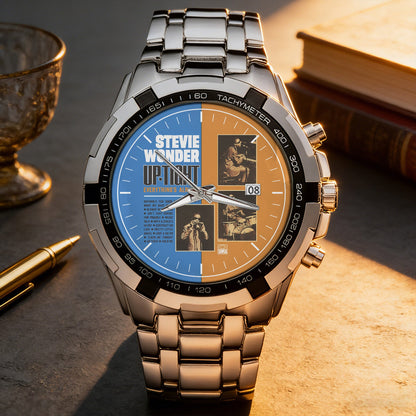 Stevie Wonder Albums Collection Watch - Multiple Classic Album Designs Available
