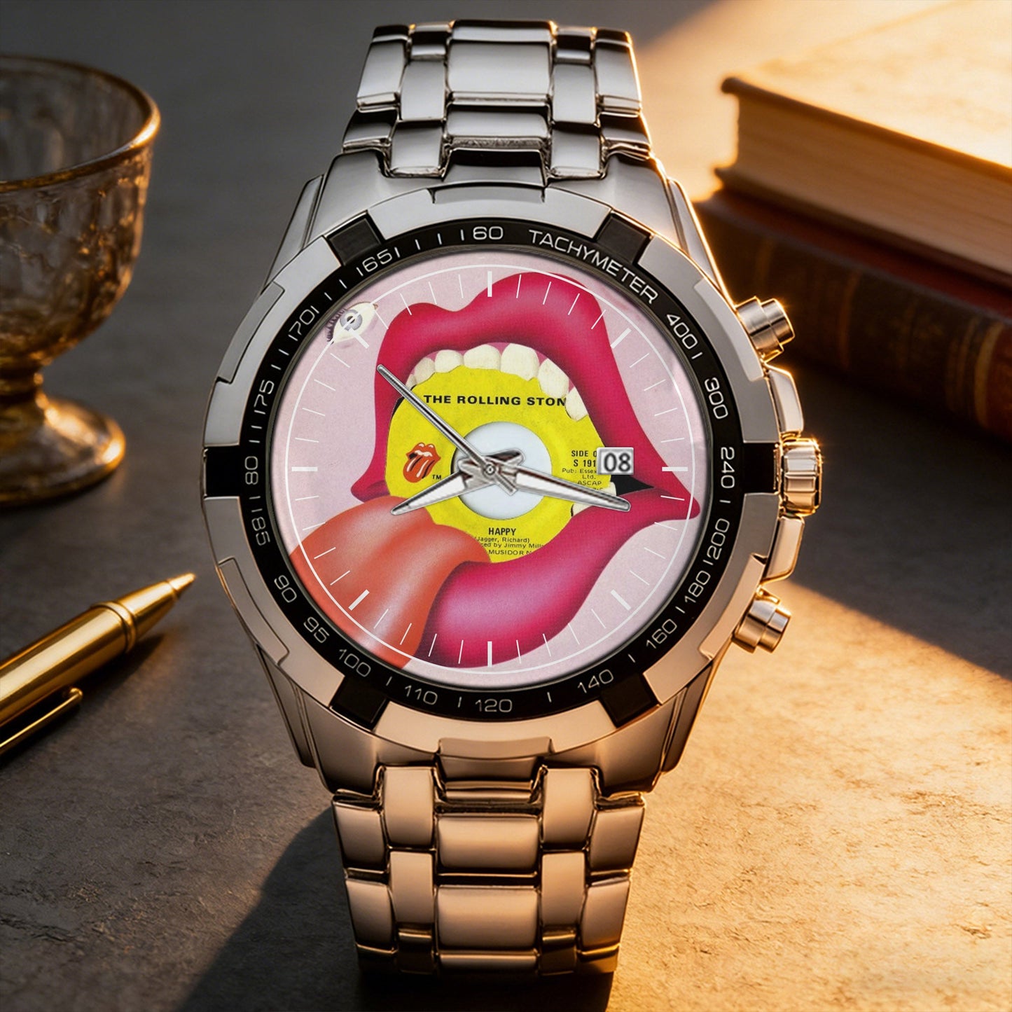 The Rolling Stones Albums Collection Watch - Multiple Classic Album Designs Available