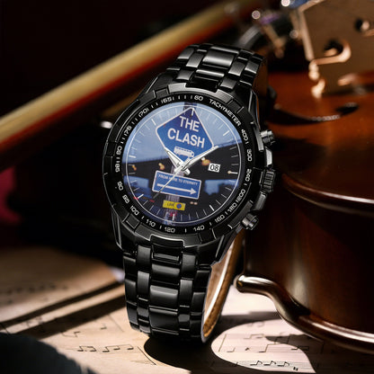 The Clash Albums Collection Watch - Multiple Classic Rock Album Designs Available