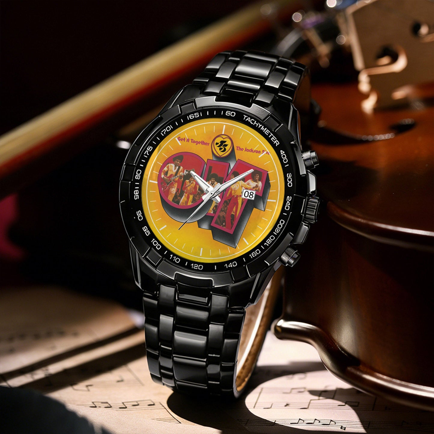 The Jackson 5 Albums Collection Watch - Multiple Classic Album Designs Available