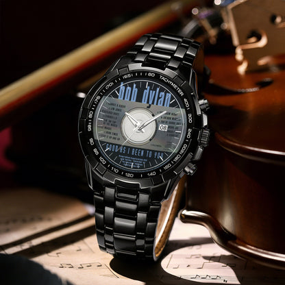 Bob Dylan Albums Collection Watch - Multiple Classic Album Designs Available