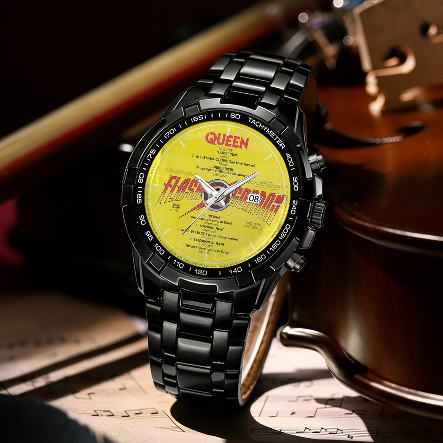 Queen Albums Collection Watch - Multiple Classic Album Designs Available