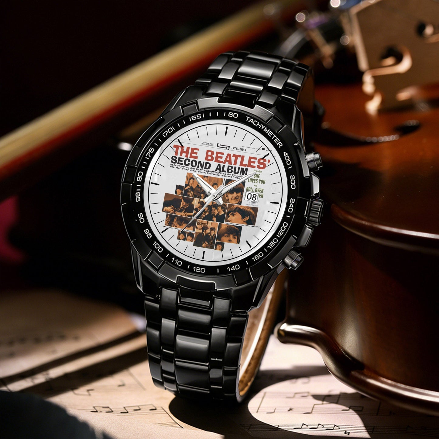 The Beatles Albums Collection Watch 2 - Multiple Classic Album Designs Available