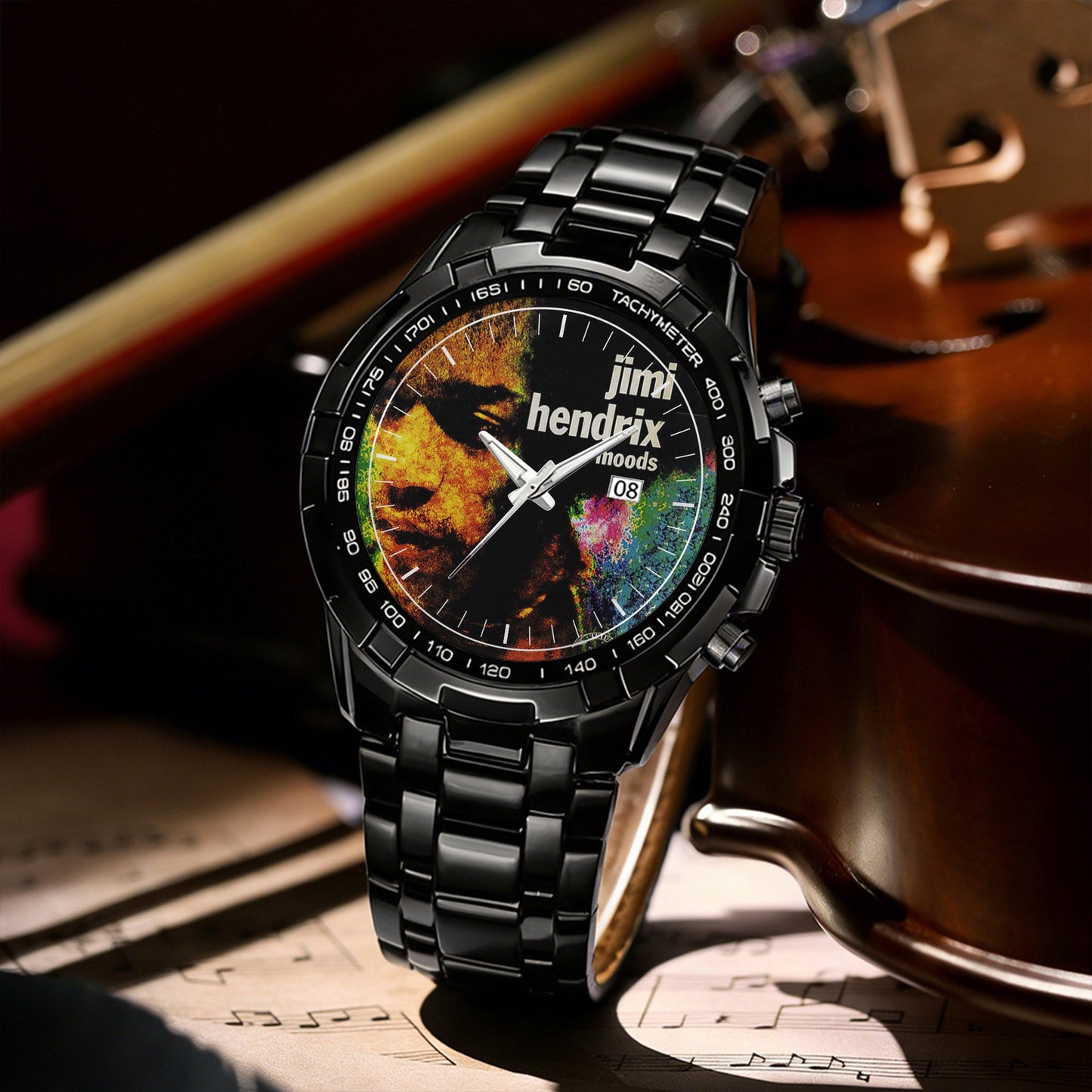 Jimi Hendrix Albums Collection Watch - Multiple Classic Album Designs Available